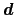 $\mbox{\boldmath$d$}$